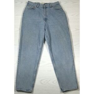 Vintage GAP Reverse Fit Jeans Women's 16 Blue Tapered High Rise Mom Made In USA
